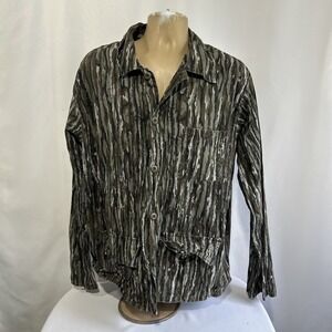Vintage Realtree Camo Jacket Men XL Button Up Unlined Shacket USA 80s Lightweigh